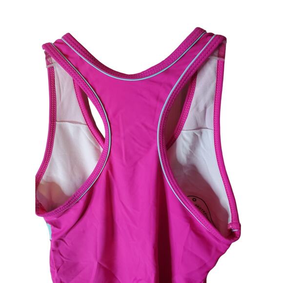 Pink and Blue Racerback Tankini Swimsuit, NWOT, Girls 3XL - Picture 5 of 10